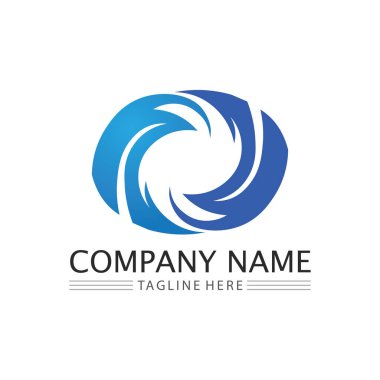 su, siyah arkaplan vektöründe mavi renk çemberi şablonu sıçratır