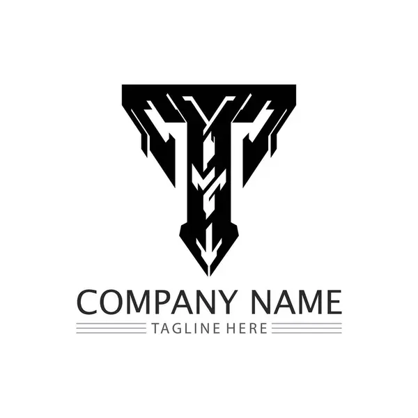 Letter Logo Afbeelding Lettertype Ontwerp Grafische Vector — Stockvector