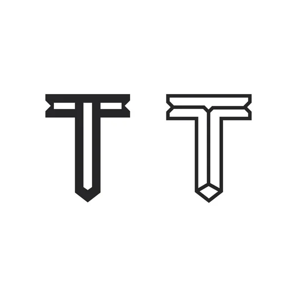 Γραφικό Διάνυσμα Σχεδίασης Γραμματοσειράς Και Λογότυπου — Διανυσματικό Αρχείο