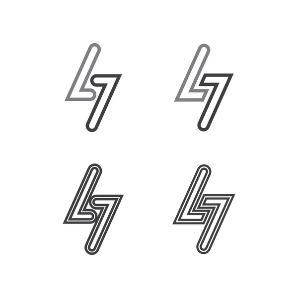 Flash Ηλεκτρικό Λογότυπο Εικονίδιο Διάνυσμα Πρότυπο Σχεδιασμού Εικονογράφηση Bolt Energy — Διανυσματικό Αρχείο
