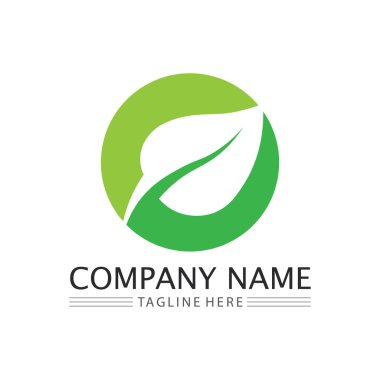 Ağaç logosu vektör illüstrasyon tasarımı. Ağaç logosundan bir ağaç şablonunun vektör silueti ve yaşam tasarımı illüstrasyonunun kök ağacı