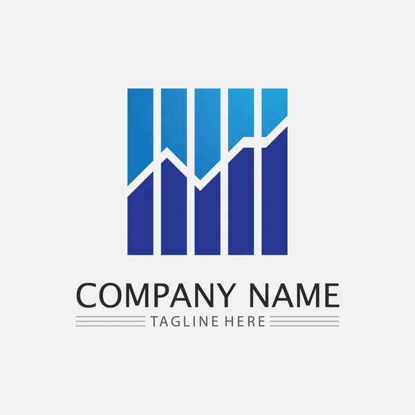 Επιχειρηματικό Εικονίδιο Και Γραφικό Φορέα Σχεδιασμού Λογότυπου — Διανυσματικό Αρχείο
