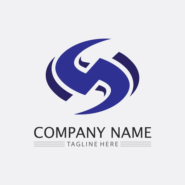 Ikona Biznesu Grafika Wektorowa Logo — Wektor stockowy