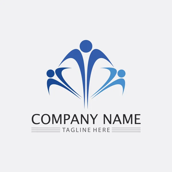 Ícone Negócios Logotipo Gráfico Vetor Design —  Vetores de Stock