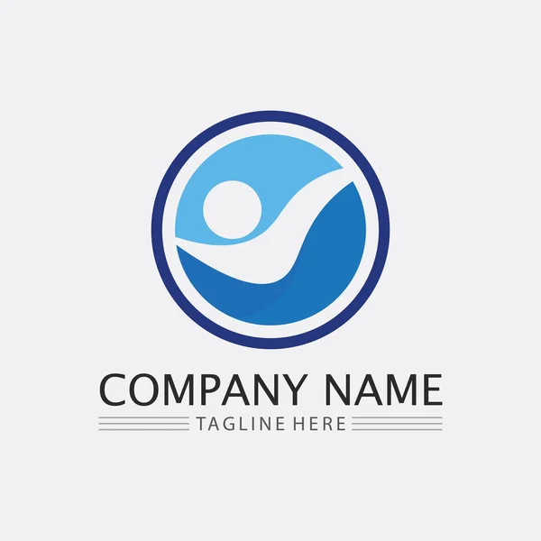 Icône Entreprise Logo Design Vectoriel Graphique — Image vectorielle