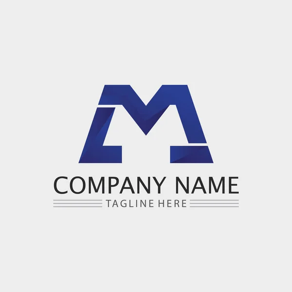 Sinal Ícone Identidade Vetor Design Logotipo Letra — Vetor de Stock