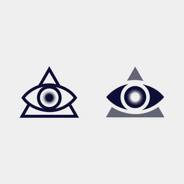 Marka Kimliği Kurumsal Göz Bakımı Vektör Logosu Tasarımı — Stok Vektör