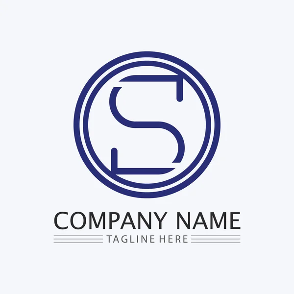 Carta Corporativa Negócios Logo Design Vector — Vetor de Stock