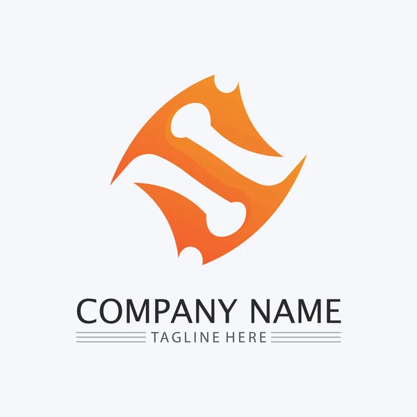 Biznes Korporacyjny Litera Logo Projektowe Wektor — Wektor stockowy