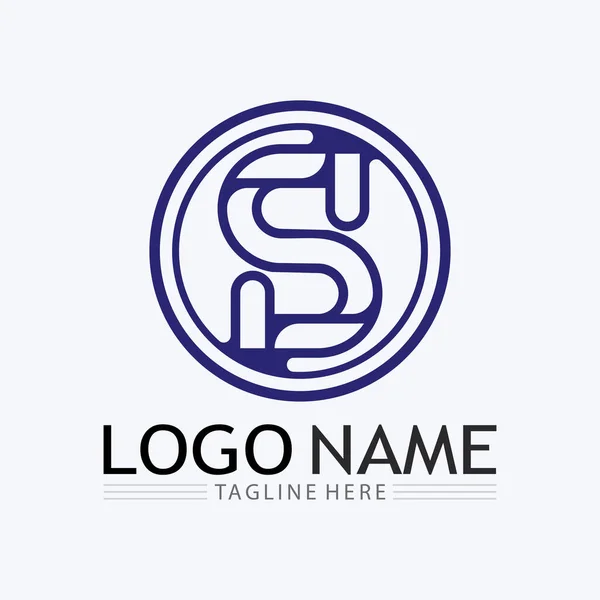 Logo Business Aziendale Lettera Logo Vettoriale Progettazione — Vettoriale Stock