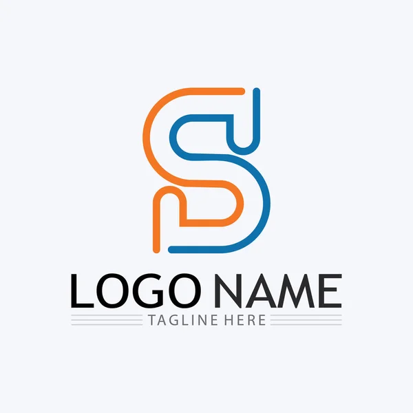 Logo Wektor Projektowania Logo Firmy — Wektor stockowy