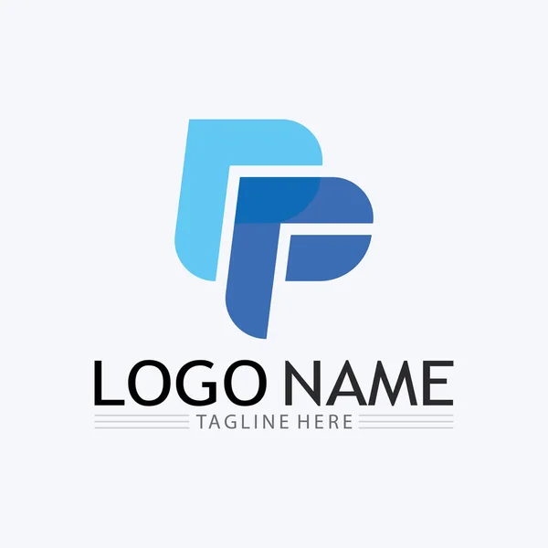 Letter Logo Vector Illustratie Ontwerp — Stockvector