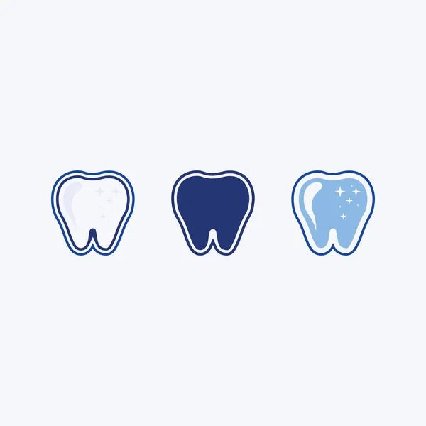 Dental Logo Design Vector Template Creative Dentist Logo Dental Clinic – Stock-vektor
