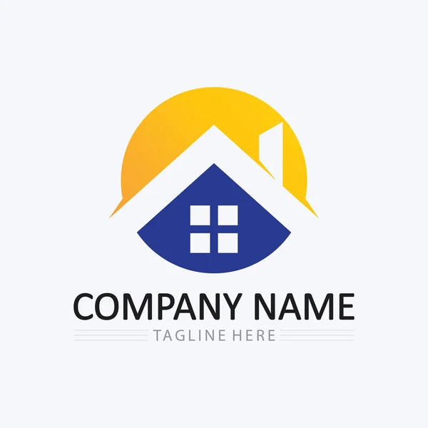 Home Logo Icon Icon Illustration Design Template Home House Logo — стоковый вектор