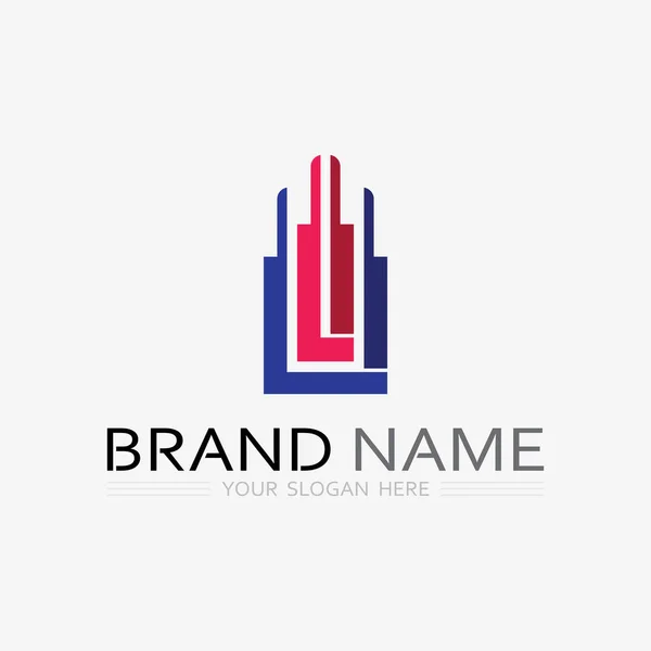 Бізнес Фінанси Логотип Логотип Маркетингу Векторні Ілюстрації Дизайн — стоковий вектор