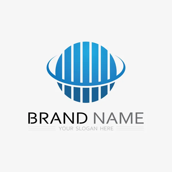 Diseño Ilustración Vectorial Del Logotipo Finanzas Marketing — Vector de stock