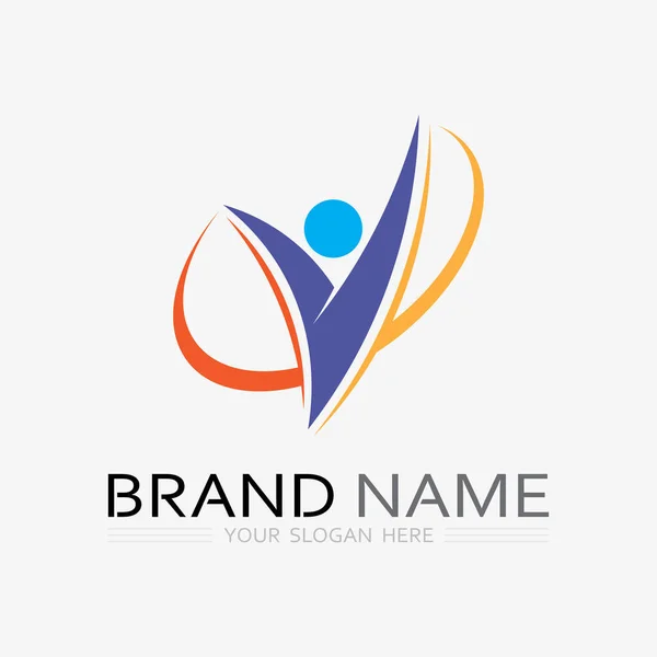 Financiamento Empresas Logotipo Marketing Design Ilustração Vetorial —  Vetores de Stock