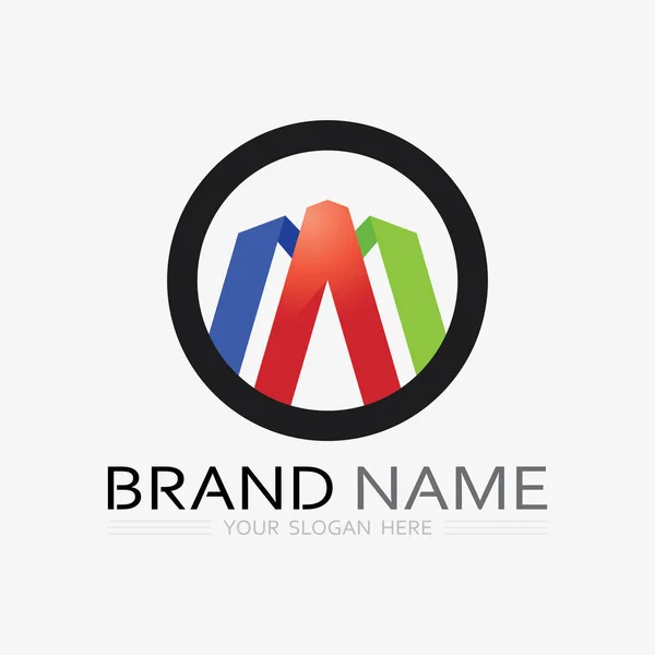 Diseño Ilustración Vectorial Del Logotipo Finanzas Marketing — Archivo Imágenes Vectoriales