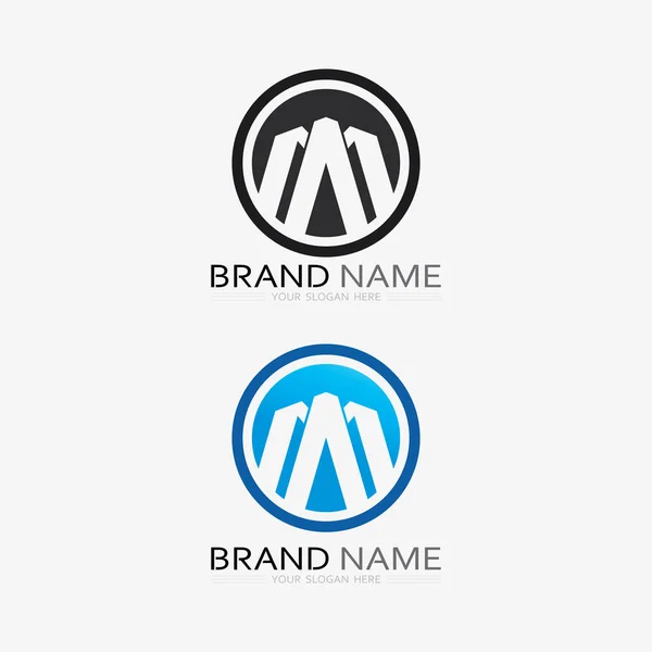 Бізнес Фінанси Маркетинг Логотип Векторні Ілюстрації Дизайн — стоковий вектор