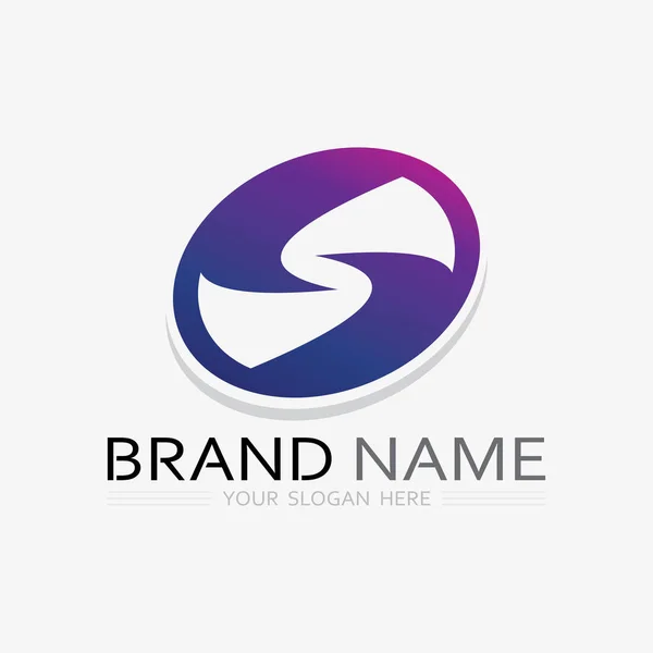Logo Font Písmeno Logo Design Vektor Grahic — Stockový vektor
