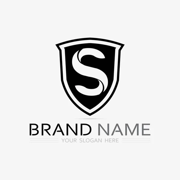 Logo Font Letter Logo Design Vector Grahic — Vetor de Stock