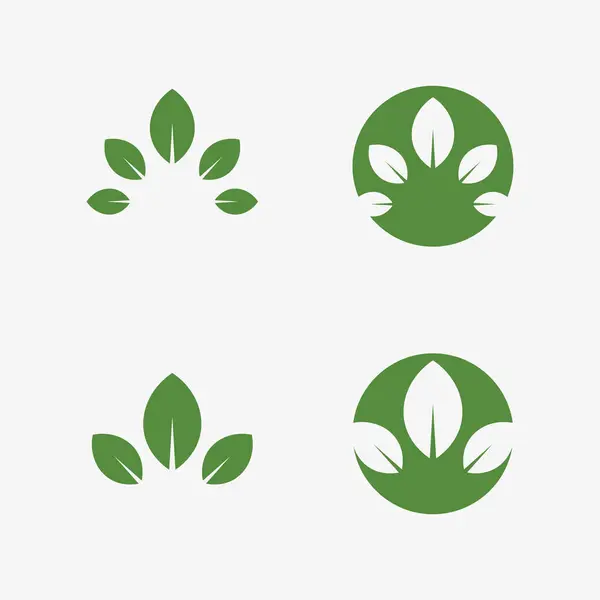 Logo Giardinaggio Con Icona Pala Albero Con Foglie Verdi Modello — Vettoriale Stock