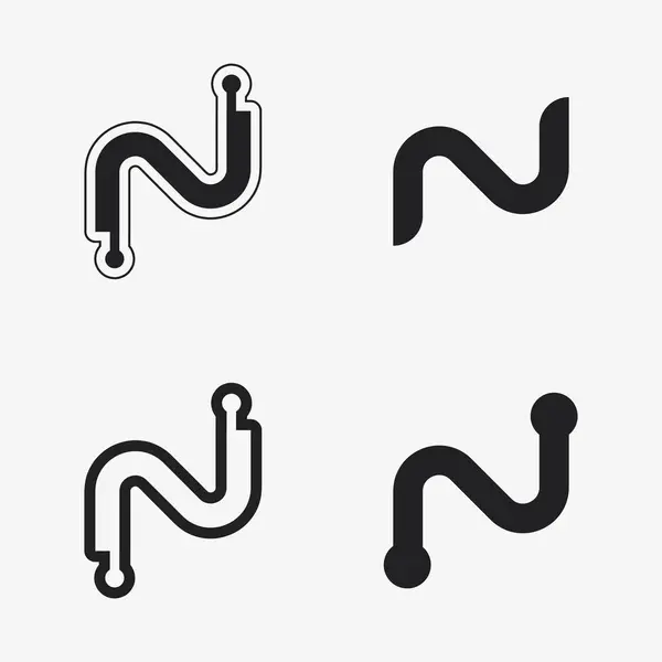 Harfi Logo Şablonu Vektör Resimleme Tasarımı Telifsiz Stok Vektörler