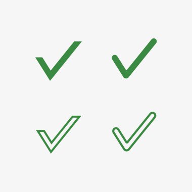 İşaretleme simgesi ve sembol kontrol listesi tasarım vektörünü kontrol et 