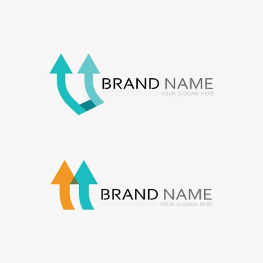 İş simgesi ve logo tasarım vektörü grafiği 