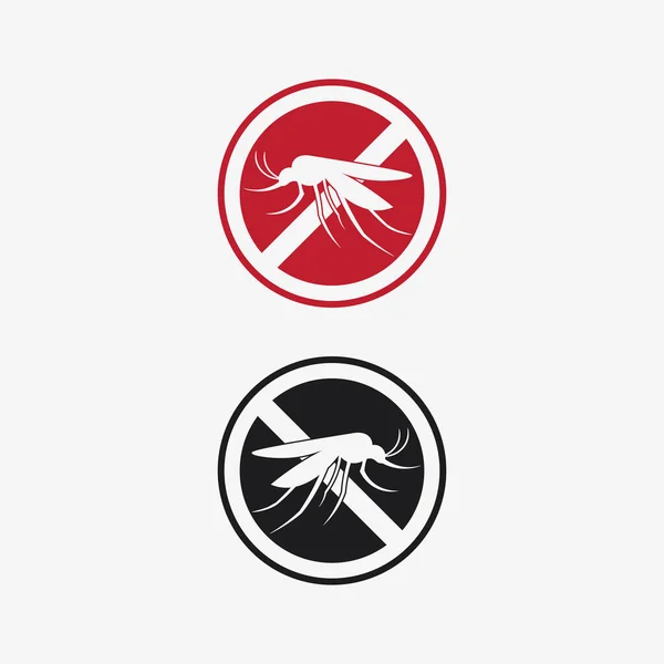 Mosquito icon and insect logo animal illustration design graphic