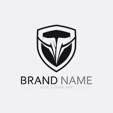 Boğa boynuzu ineği ve bufalo logosu ve sembol simge simgeleri uygulaması