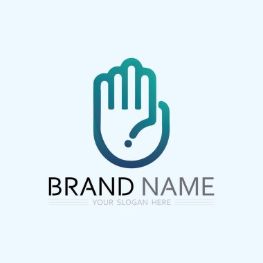 El Bakımı Logo Şablonu Vektör İşletmesi