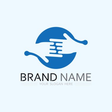 El Bakımı Logo Şablonu Vektör İşletmesi