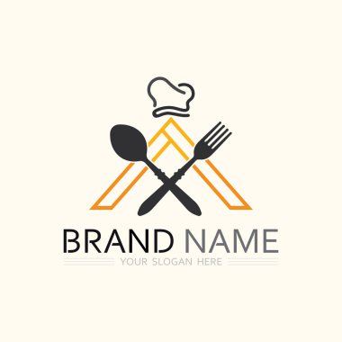 şapka şefi logo şablon vektör çizimi