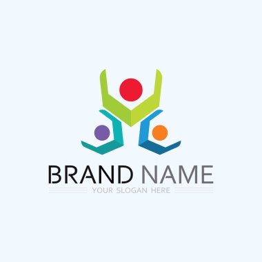 İş simgesi ve logo tasarım vektörü grafiği 