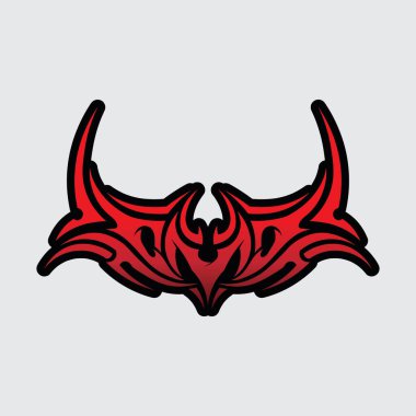 siyah kabile vektör logo tasarımı simgesi ve kabile imzası