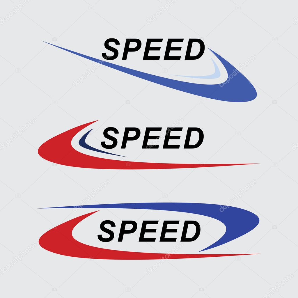 Speed and sport logo design, silhouette speedometer symbol icon vector,speed Auto car Logo Template vector illustration icon design