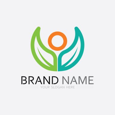 İş simgesi ve logo tasarım vektörü grafiği 