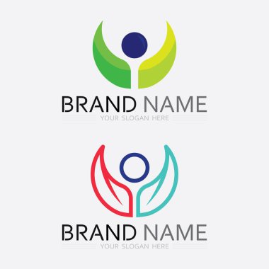 İş simgesi ve logo tasarım vektörü grafiği 