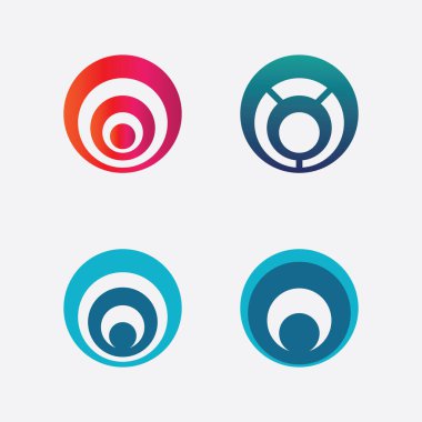 İş simgesi ve logo tasarım vektörü grafiği 