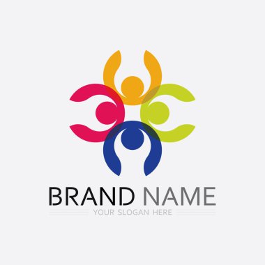 İş simgesi ve logo tasarım vektörü grafiği 