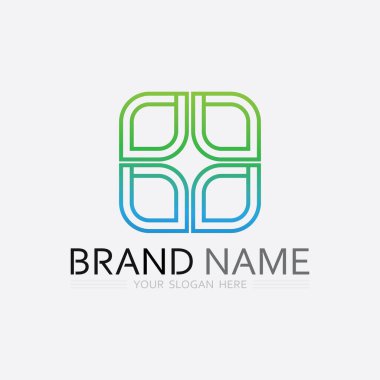 İş simgesi ve logo tasarım vektörü grafiği 