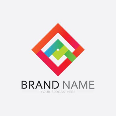 İş simgesi ve logo tasarım vektörü grafiği 