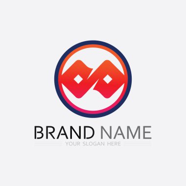 İş simgesi ve logo tasarım vektörü grafiği 