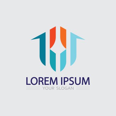 İş simgesi ve logo tasarım vektörü grafiği 