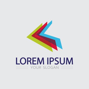 İş simgesi ve logo tasarım vektörü grafiği 