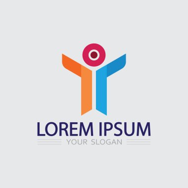İş simgesi ve logo tasarım vektörü grafiği 