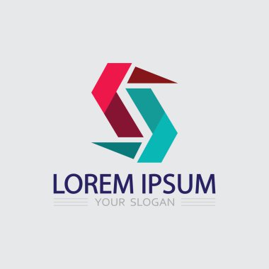 İş simgesi ve logo tasarım vektörü grafiği 