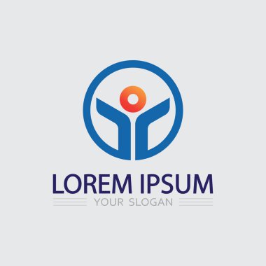 İş simgesi ve logo tasarım vektörü grafiği 