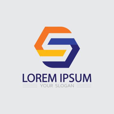 İş simgesi ve logo tasarım vektörü grafiği 